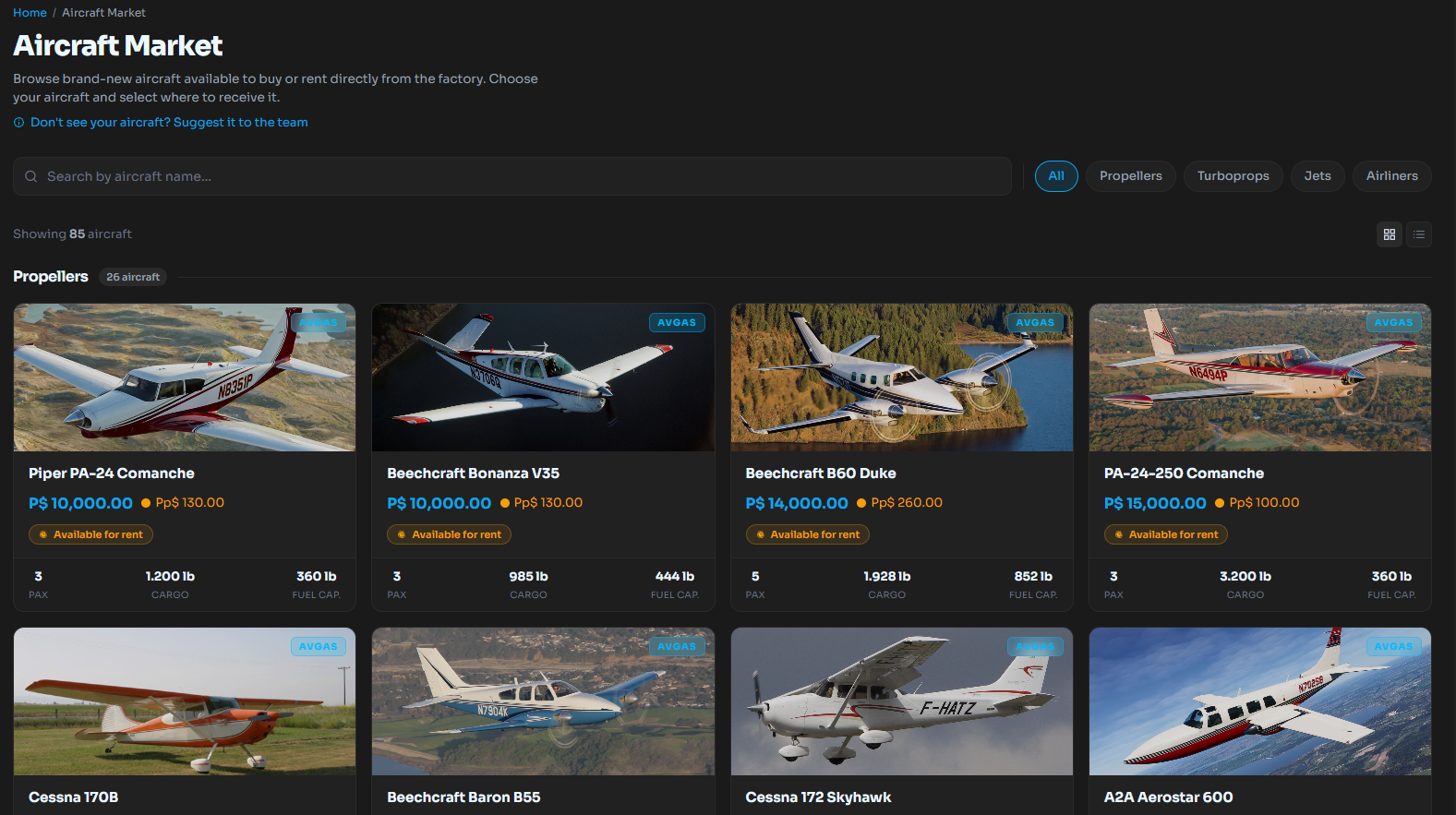Aircraft market